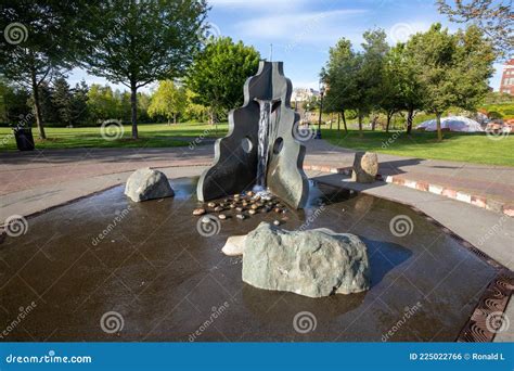 Architecture in Maritime Heritage Park at Washington Bellingham Stock ...