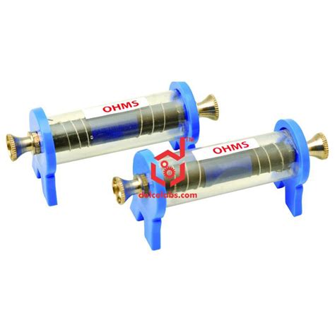 Resistance Coils, Transparent Plastic 50 Ohms