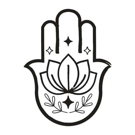 Ilustração vetorial desenhada à mão de Fátima | Vetor Premium