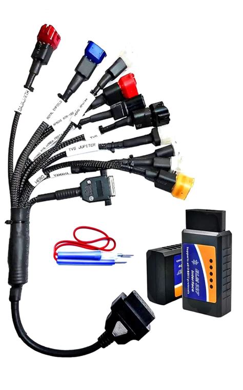 FREEFACE Cable BS6 11 Cord Cable ELM OBD Scanner Universal Connectors ...