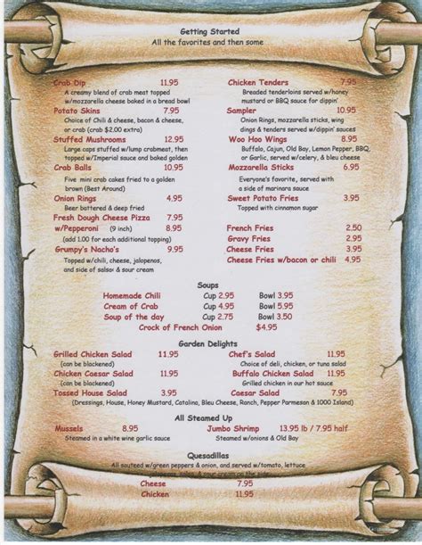 to view Grumpys Menu - GRUMPY'S Bar & Grille