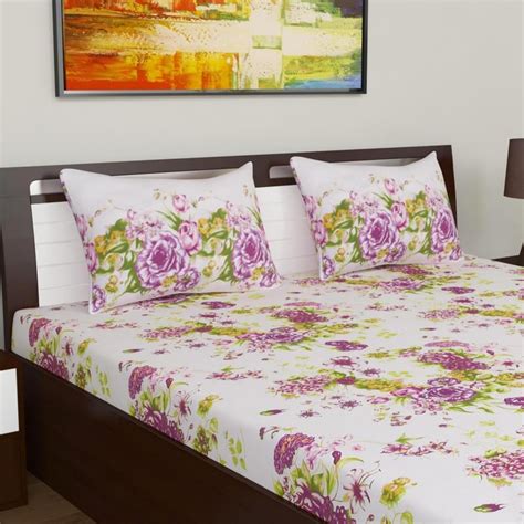 Buy PORTICO Queen Size Bed Linen Set from Portico at just INR 2199.0