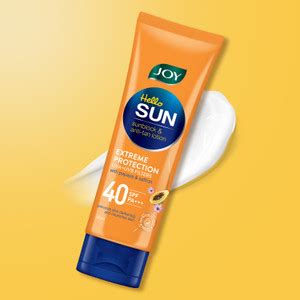 Joy Anti Tan SPF 40 Face & Body Sunscreen with 97% Sun Protection - SPF ...
