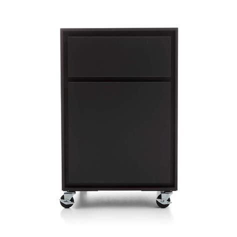 Pilsen Graphite Two Drawer File Cabinet | Crate and Barrel KSA