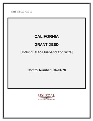 Grant Deed from Individual to Husband and Wife with Reservation of ...