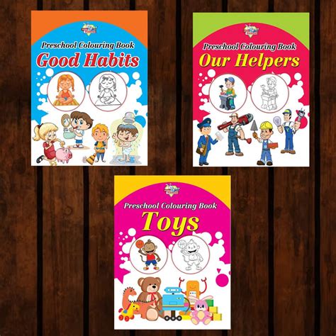 Buy Preschool Copy Colouring Books (Set of 3 Books) - Good Habits ...
