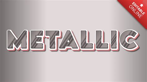 Image result for Metallic Text