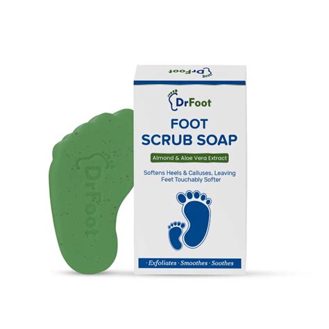 Buy Pack of 2 Foot Scrub Soaps - Almond & Aloe Vera Extracts – Drfootin