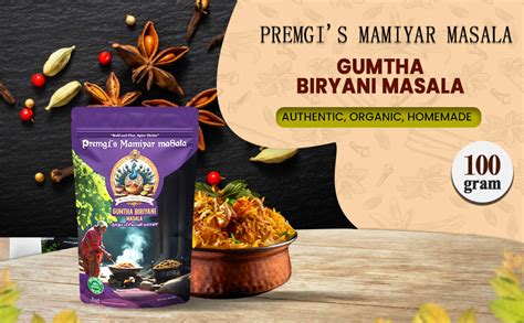 PREMGI'S MAMIYAR MASALA Authentic Biryani Masala | 100% Natural ...
