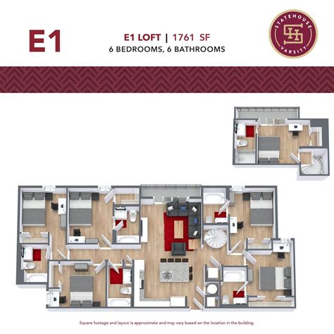 Floor Plans | StateHouse Varsity Student Apartments in FL