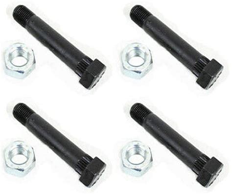 Southwest Wheel 4-Pack 9/16" X 3" Trailer Leaf Spring Shackle Bolts w ...