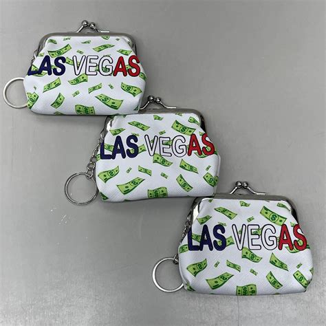 LAS VEGAS 3-PACK! Welcome to Fabulous Las Vegas Coin Purse Souvenirs 4 ...