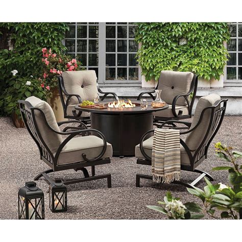 Member's Mark Harbor Hill 5-Piece Fire Chat Set - Sam's Club | Outdoor ...