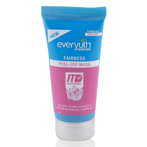 Buy Everyuth Naturals Fairness Peel-Off Mask 50 gm | 19 Minutes ...