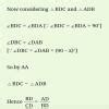 In figure 5.24 find the length of x, a, and cif ad=4cmand bd =8cm ...