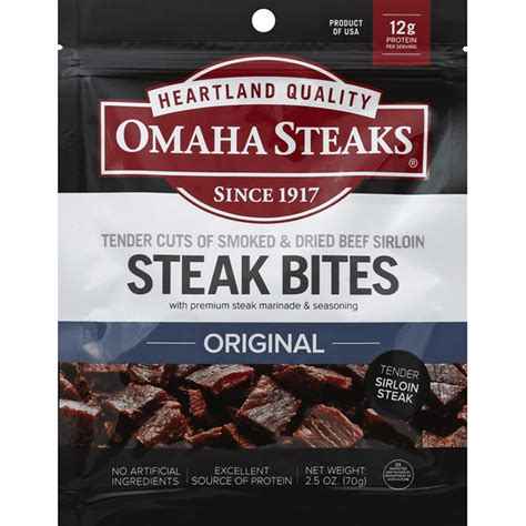 Omaha Steaks Steak Bites, Original (2.5 oz) Delivery or Pickup Near Me ...
