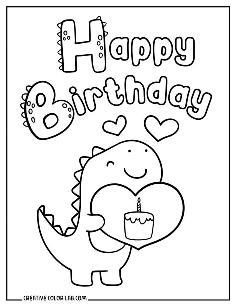 Printable Friendship Birthday Coloring Pages [2025]