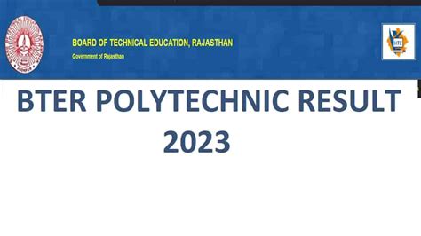 BTER Polytechnic Result 2023: Check Latest Updates Here
