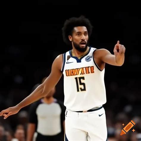 Timofey Mozgov scores 93 points in a basketball game on Craiyon