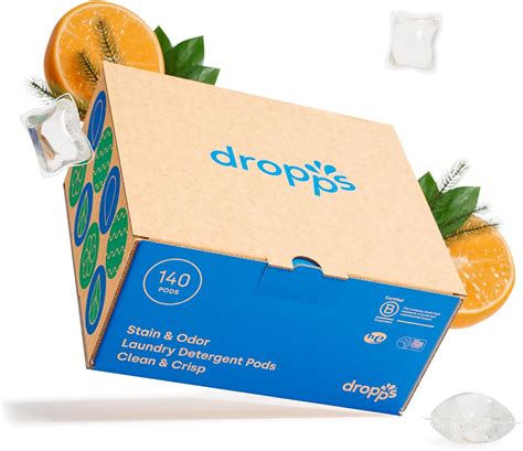 Amazon.com: Dropps Stain & Odor Laundry Detergent Pods: Clean & Crisp ...
