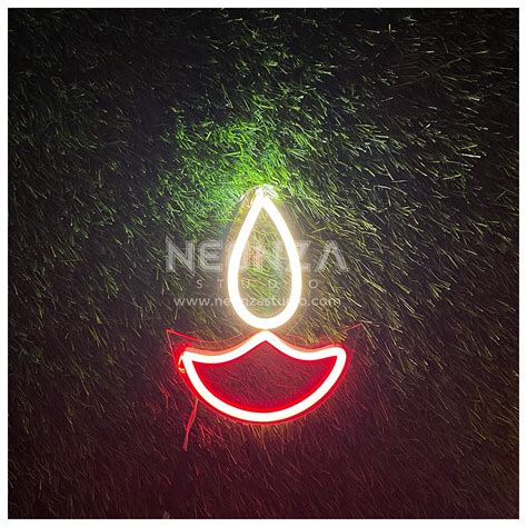 Buy Laser Cut Studio Ganesh ji Happy Deepavali Diya neon Signs Gifting ...