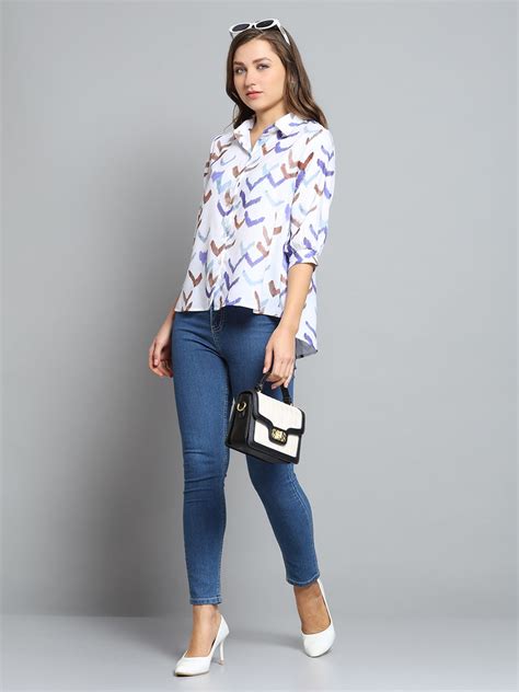 Ladies Printed Tops | Buy Printed Tops For Women Online - Monte Carlo