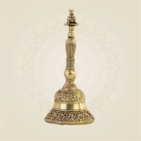 Buy Brass Hanging Bell - Pooja Ghanti Gift