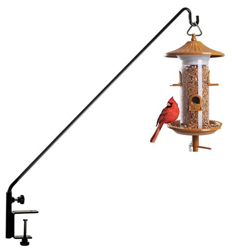 Snapklik.com : Idzo Deck Bird Feeder Hanger For Railing, 43in Deck Hook ...
