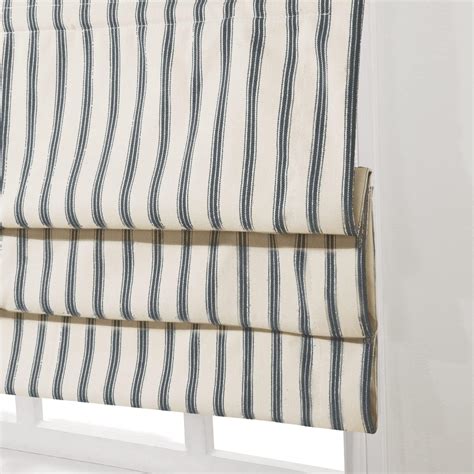 Amazon.com: Artdix Stripe Roman Shades - Farmhouse Blackout Cordless ...