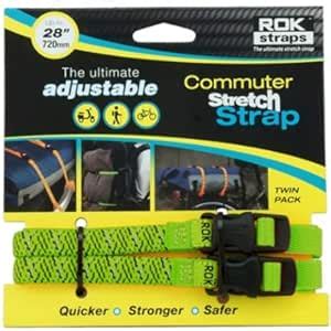 ROK Straps Commuter Reflective Adjustable Straps - Green : Amazon.in ...