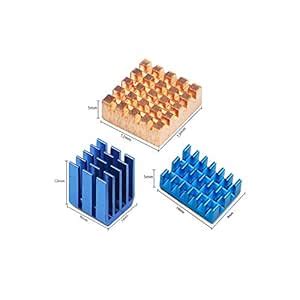 PiBOX India for Raspberry Pi 4 Heatsink, 3 Pieces for Raspberry Pi ...