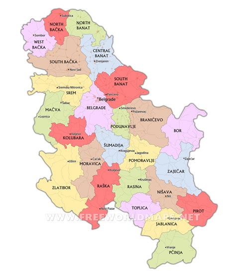 Serbia Maps - by Freeworldmaps.net