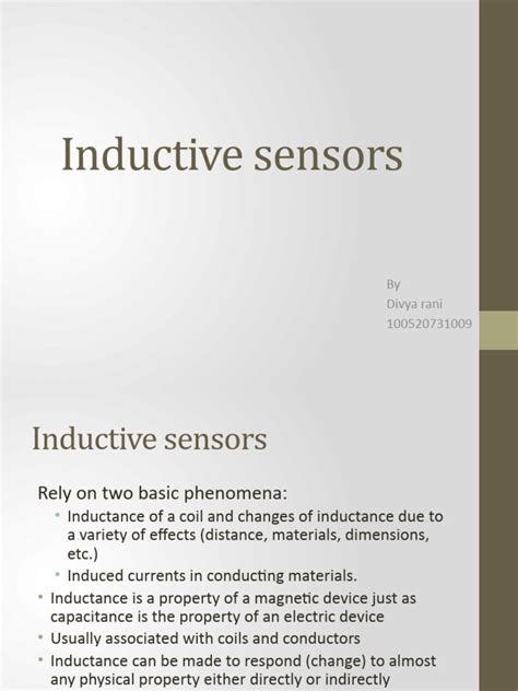 Inductive Sensor 的图像结果