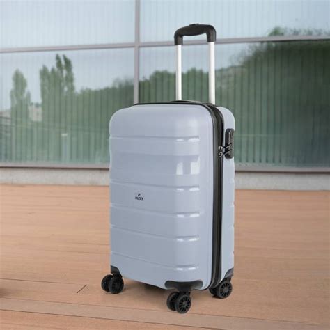 PLEXY Bruges Hard-Sided Polypropylene Trolley Bag Expandable Cabin ...