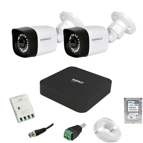 Buy IMPACT BY HONEYWELL 2 MP Wired CCTV KIT with 4 Channel DVR I 2 ...