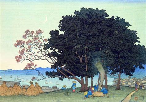 Isogo, Japan - Charles W Bartlett - Vintage Orientalist Woodblock ...