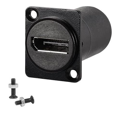 Buy QIANRENON DP1.4 Feedthrough Connector 8k@60hz DisplayPort Female to ...