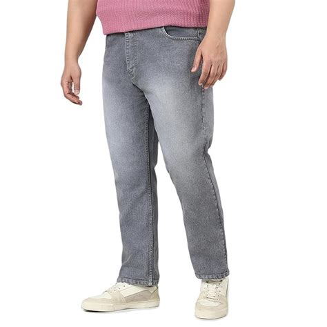 Men's Straight Fit Mid Rise Jeans