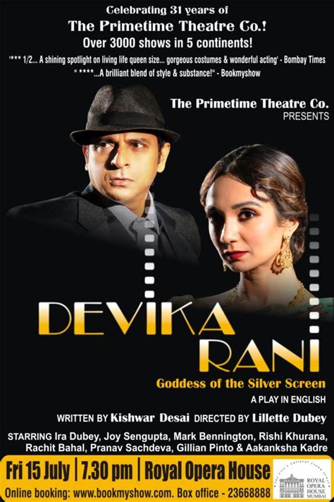 Devika Rani | Ticket Booking for Devika Rani