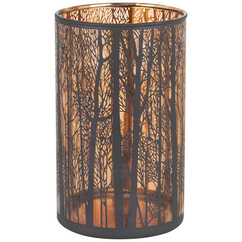 Buy Bloomingtons Direct Copper Woodland Hurricane Metallic Forest Scene ...