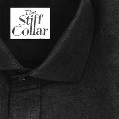 Buy The Stiff Collar 100% Linen Full Sleeves Regular Fit Shirt Black 38 ...
