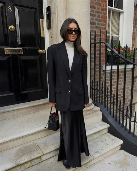 Black Silk Skirt Outfit: From Casual Brunch To Evening Glam