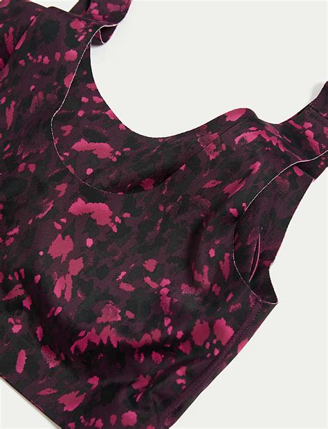 Buy Flexifit™ Non-Wired Printed Crop Top at Marks & Spencer