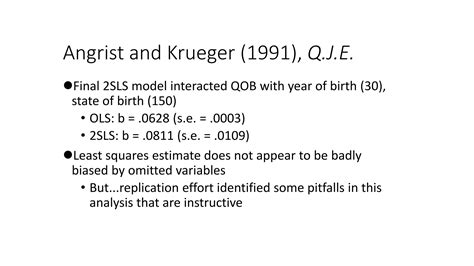 Image result for Weak Instrument Problem