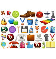 Image result for Set of Random Objects