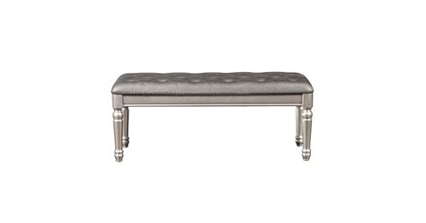 Delacora 8808-380 Diva 50" Wide Hardwood Framed Upholstered Bench ...