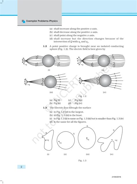 NCERT Exemplar Class 12 Physics Chapter 1 - eSaral