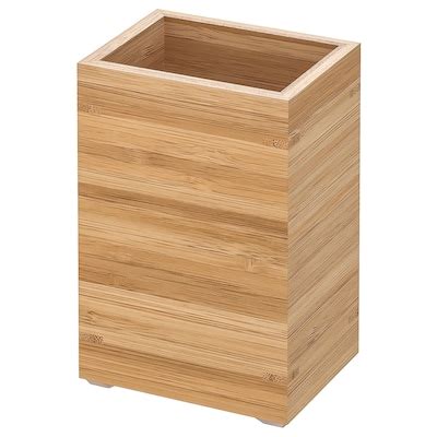 DRAGAN toothbrush holder, bamboo - IKEA