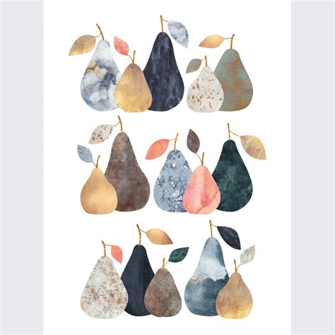 Wall Mural Fredriksson - Perfect Pears | wall-art.com
