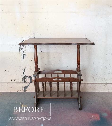 Repurposed Wooden Magazine Rack - Salvaged Inspirations